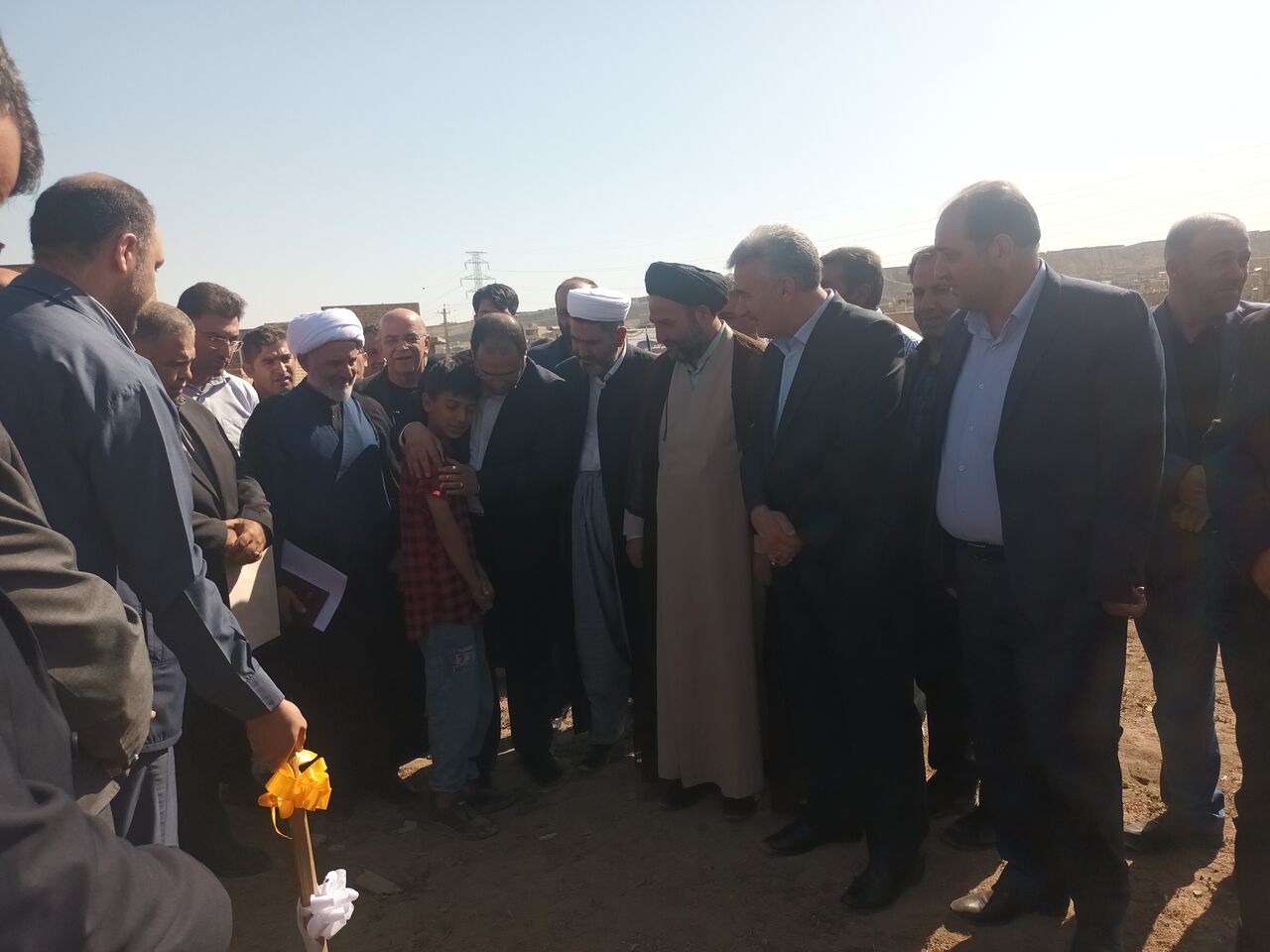 مجموعه آموزشی ۲۴ کلاسه روستای بادکی ارومیه کلنگ زنی شد