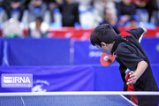 مسابقات جایزه بزرگ تنیس روی میز کشور در همدان آغاز شد
