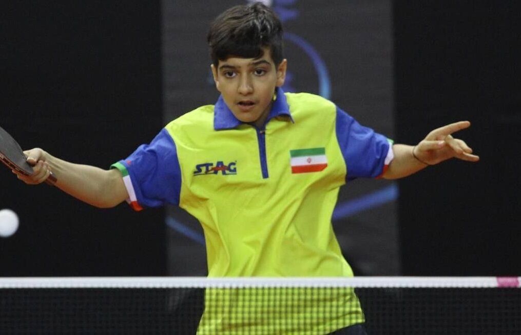 Jugador iraní de tenis de mesa se clasifica en segundo lugar en las competencias mundiales