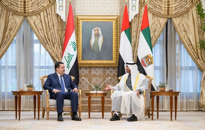 روابط دوجانبه و تحولات منطقه؛ محور رایزنی تلفنی رئیس امارات و نخست‌وزیر عراق
