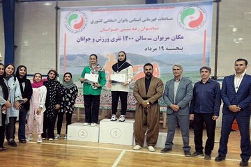 رقابت های کونگ‌فو قهرمانی بانوان کردستان با برتری سقز پایان یافت
