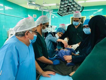 جراحی ۷۶ فرد دارای ناهنجاری‌ مادرزادی در ایلام توسط موسسه محکم