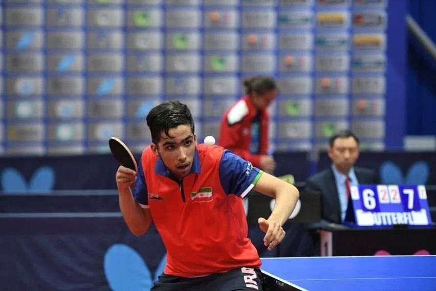 Un joueur iranien se qualifie pour les demi-finales du championnat de tennis de table en Tunisie