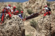 کوهنوردان حادثه‌دیده در ارتفاعات "داورزن" خراسان رضوی نجات یافتند