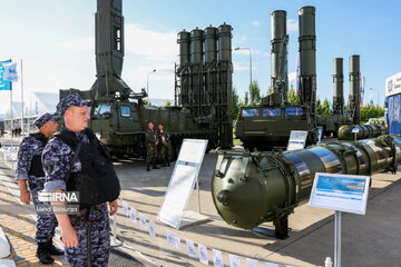 Le pavillon de l’Iran à l’exposition Army 2023 en Russie