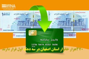 فیلم | ۳۷۰ هزار خانوار استان اصفهان  از افزایش یارانه برخوردار می شوند