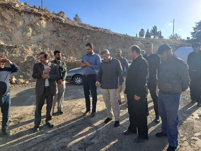 تکمیل طرح عمرانی به روش بست نشینی فرماندار ساری در روستای اروست