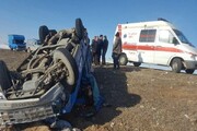 واژگونی خودروی حامل کوهنوردان در کلاردشت سه مصدوم داشت