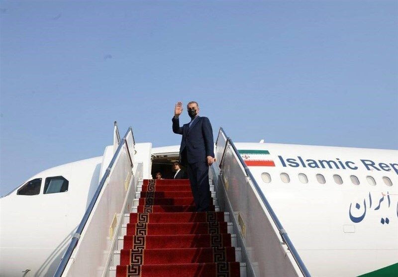 ایران کے وزیر خارجہ امیر عبداللہیان جدہ سے تہران کے لیے روانہ