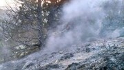 خسارت ۴۰ هکتاری مراتع و جنگل‌های ارسباران در آتش سوزی