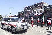 ۸۰ دستگاه آمبولانس جمعیت هلال احمر از مرز مهران وارد عراق شد