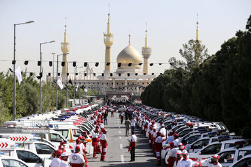 Red Crescent caravan seen off before Arbaeen walk