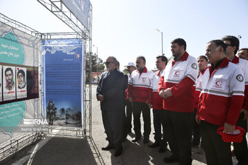 Red Crescent caravan seen off before Arbaeen walk