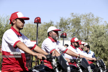 Red Crescent caravan seen off before Arbaeen walk