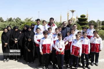 Red Crescent caravan seen off before Arbaeen walk