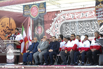 Red Crescent caravan seen off before Arbaeen walk