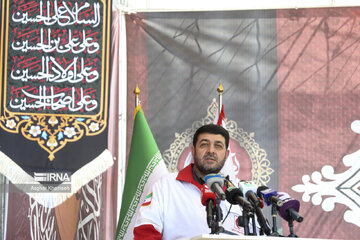 Red Crescent caravan seen off before Arbaeen walk