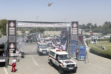 Red Crescent caravan seen off before Arbaeen walk