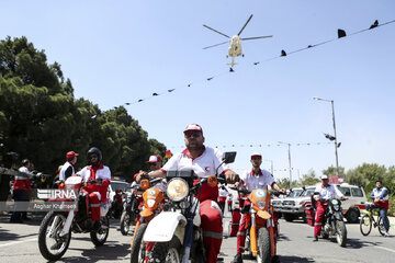 Red Crescent caravan seen off before Arbaeen walk