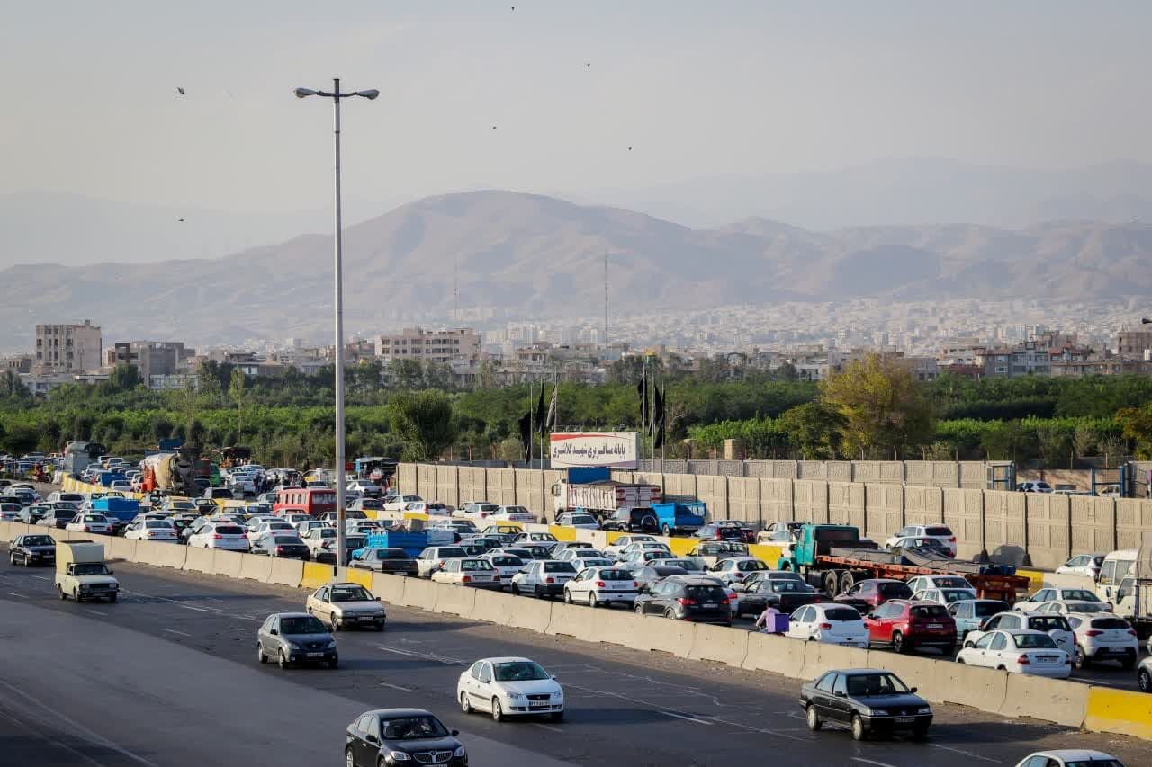 ترافیک سنگین صبحگاهی در آزادراه های البرز