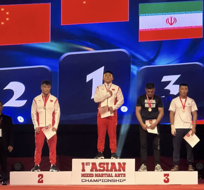 کسب نخستین مدال تاریخ MMA ایران در قهرمانی آسیا