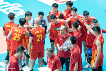 مسابقات والیبال قهرمانی آسیا/ چین با برد قزاقستان صدرنشین گروه ۳ شد