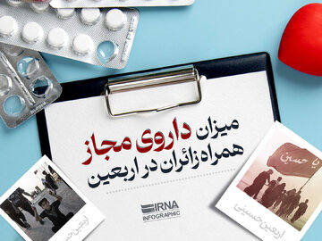 میزان داروی مجاز همراه زائران در اربعین