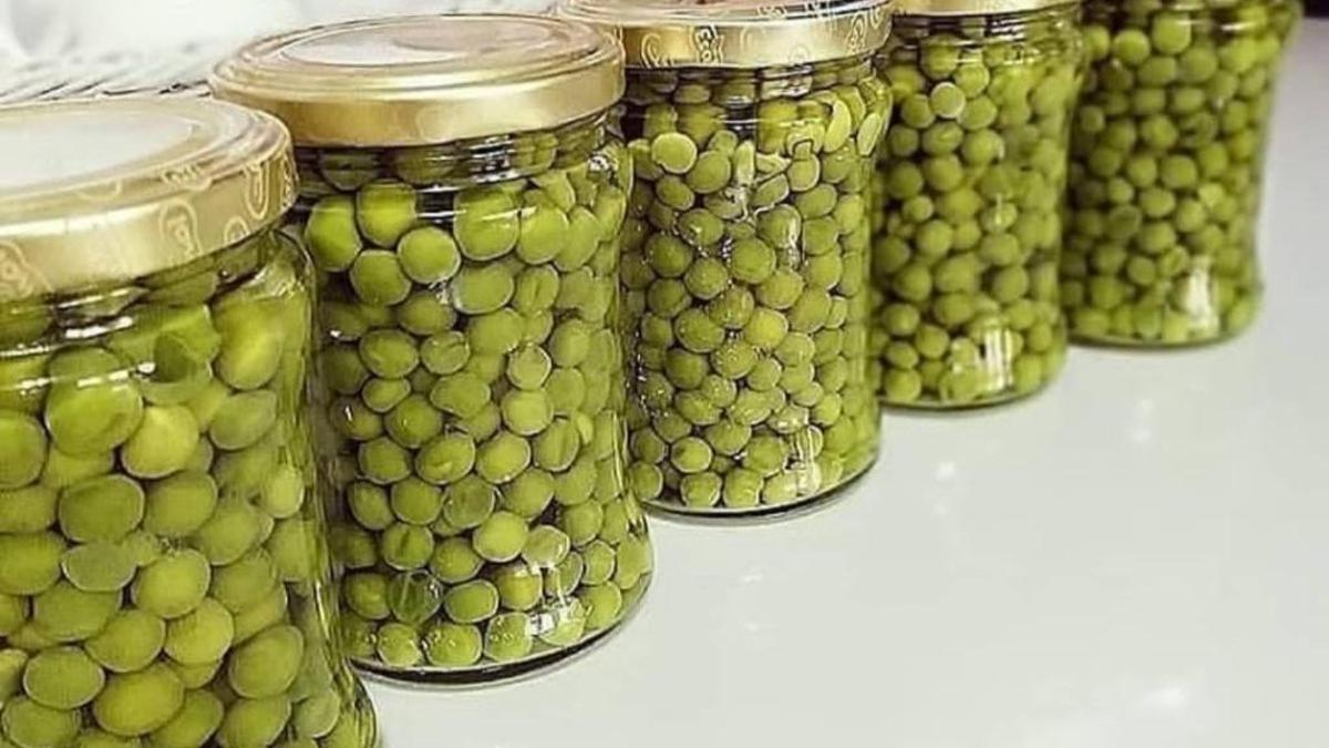 طرز تهیه کنسرو نخود فرنگی خانگی