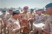 سفر فرمانده نیروی زمینی ارتش عراق به کربلای معلی/ استقرار الحشد الشعبی در شلمچه