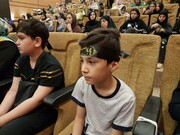 کودکان کرمانشاهی پای روایتگری راویان عاشورایی نشستند