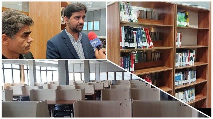 کتابخانه مرکزی دانشگاه مراغه افتتاح شد 1 کتابخانه مرکزی دانشگاه مراغه افتتاح شد