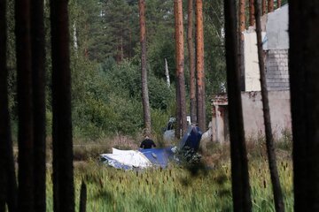 مقام اطلاعاتی آمریکا: احتمالا انفجار بمب عامل سقوط هواپیمای پریگوژین بوده است