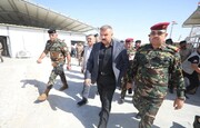 وزير الداخلية العراقي يصل إلى منفذ زرباطية الحدودي