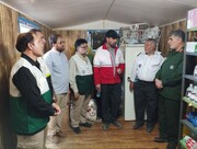 بیمارستان سیار ۳۲ تختخوابی سپاه کرمان در مرز مهران افتتاح شد