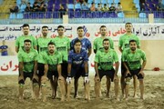 تیم فوتبال ساحلی گلساپوش یزد همشهری خود صدرشیمی را  شکست داد