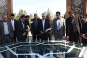 سرپرست وزارت ورزش و جوانان به مقام شامخ شهدا در ارومیه ادای احترام کرد