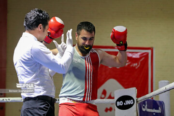 Provincial boxing games in northeast Iran