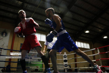 Provincial boxing games in northeast Iran