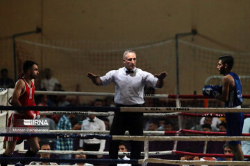 Provincial boxing games in northeast Iran