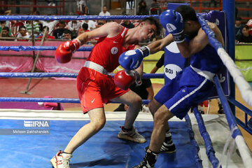 Provincial boxing games in northeast Iran