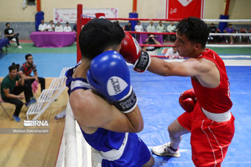 Provincial boxing games in northeast Iran