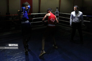 Provincial boxing games in northeast Iran