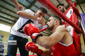 Provincial boxing games in northeast Iran