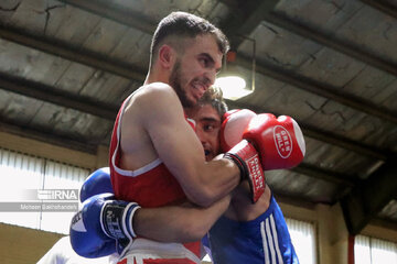 Provincial boxing games in northeast Iran