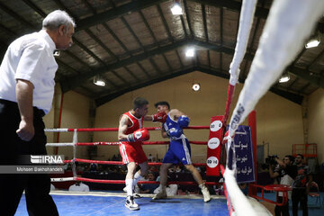 Provincial boxing games in northeast Iran