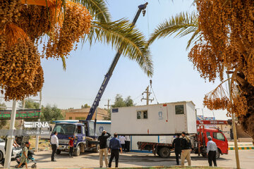 Pilgrims on way to Karbala from Iran Khosravi border