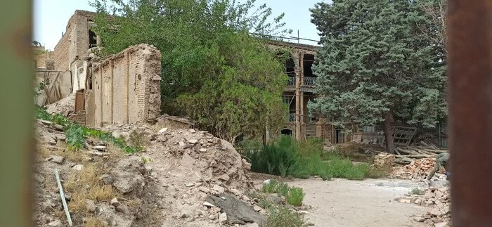 تخریب خانه قدیمی کلکتهچی تبریز به دلیل بی توجهی ها