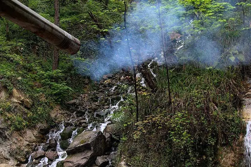 آبشار آب پری مازندران؛ فرشته‌ای در میان جنگل