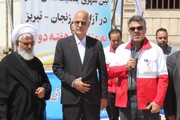 کلنگ پایگاه امداد و نجات جاده ای هلال احمر زنجان بر زمین زده شد