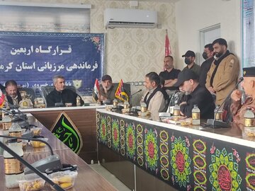 حضور مقامات کشوری و لشکری در مرز خسروی برای روان سازی و تسهیل هرچه بیشتر در تردد زائران